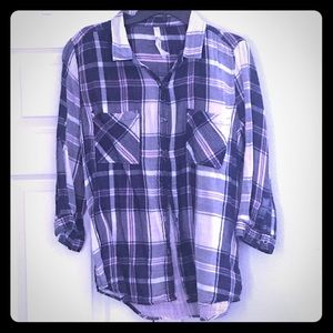 Seven for all man kind 3/4 sleeve button down